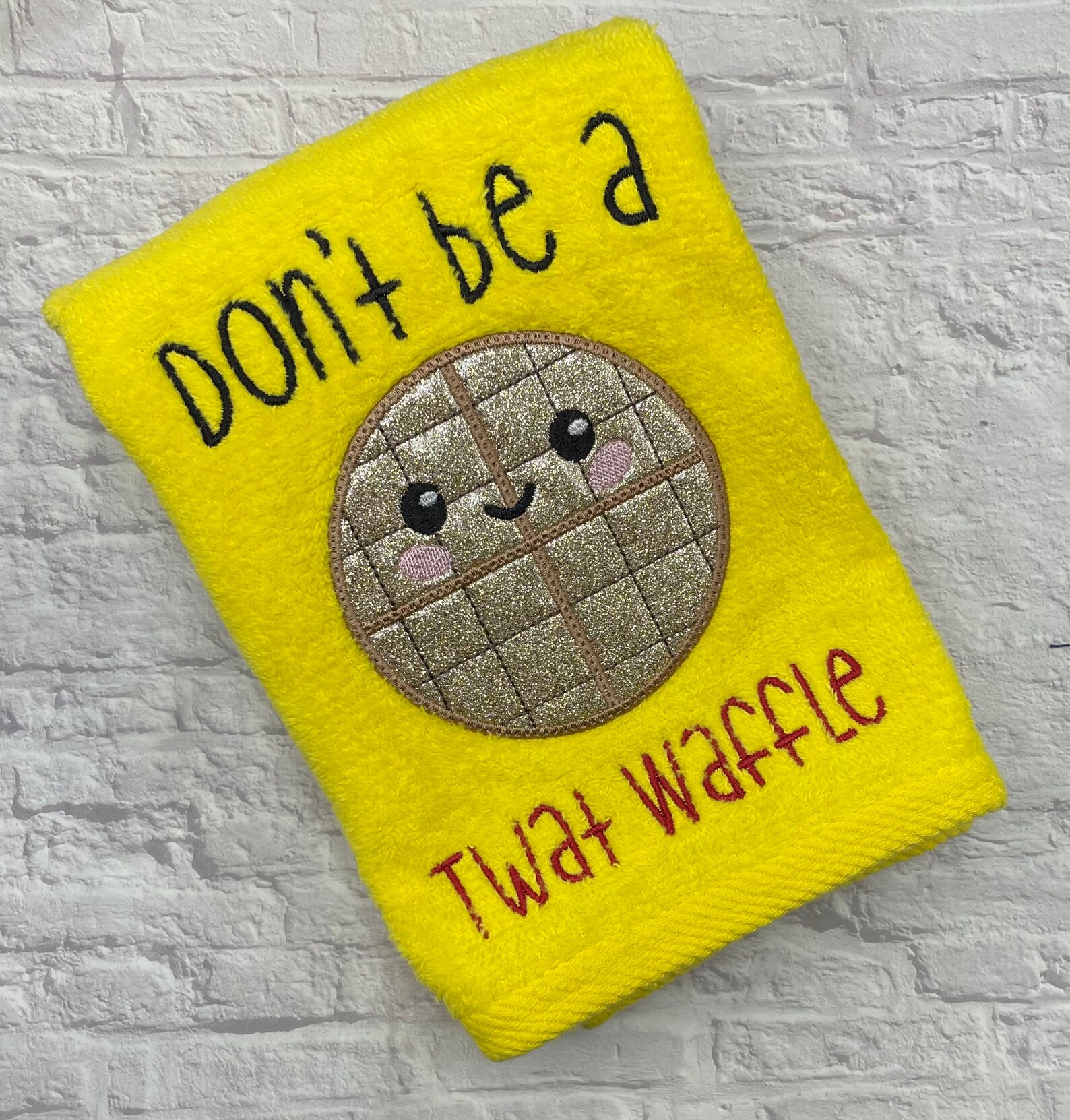 Twat waffle hand towel twat waffle twatwaffle rude waffle Etsy