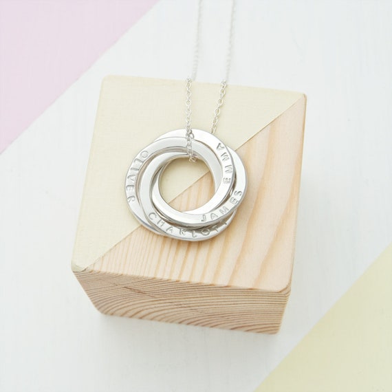 Personalized Russian Ring Necklace 4 