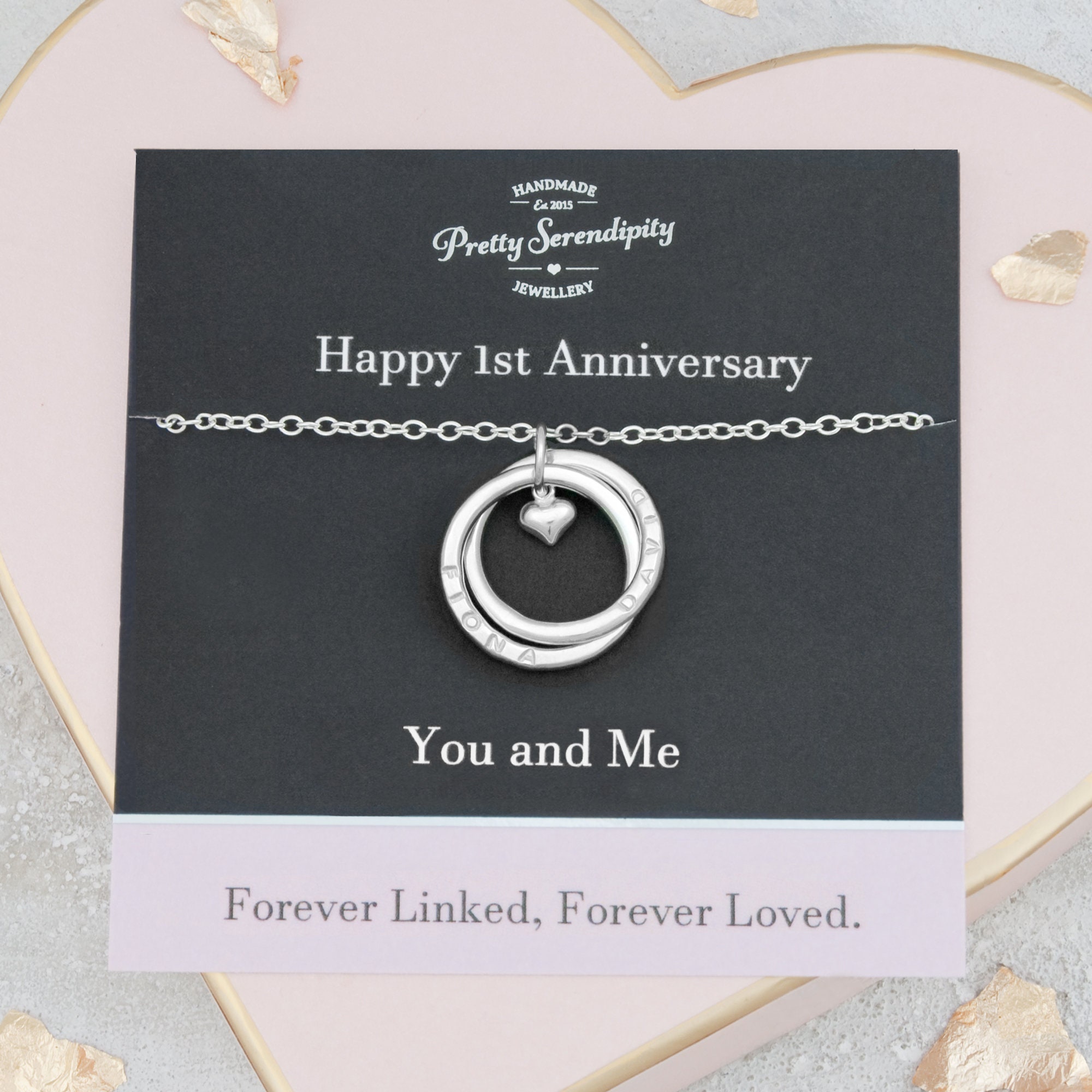 First anniversary necklace deals