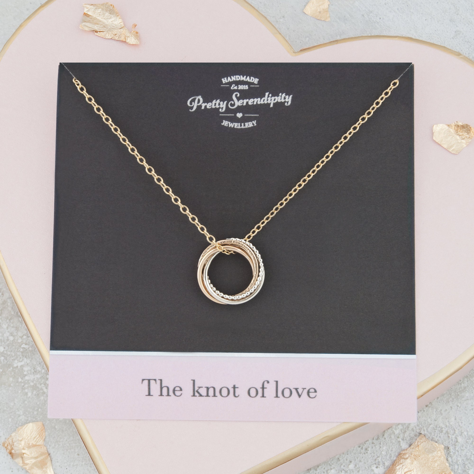 Love Knot Necklace - Gift For Girlfriend, Jewellery Wife