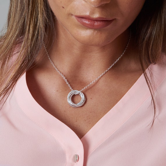 Custom 40th Birthday Interlocking Necklace, Jewelry and Card Gift Set –  Anavia Jewelry & Gift