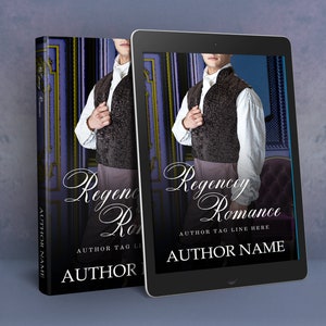Historical Romance Book Cover - Regency Premade Book Cover -  Book Cover - Book Cover - Digital Book Cover - Book Cover Design