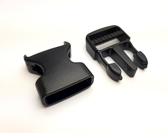 25mm Quick Side Release Buckles - Black