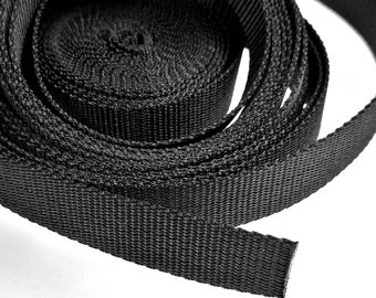 25mm / 2.5cm / 1 inch Gurtband 1 - 50 Meter Längen