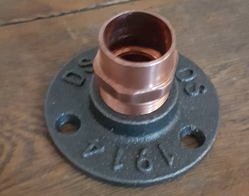 22mm copper wall flange / adaptor for copper pipe to fix to Etsy