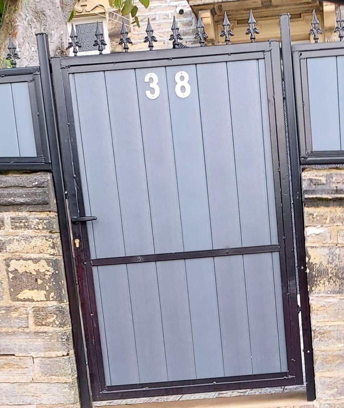 Garden gate composite garden gate wrought iron garden gate Etsy