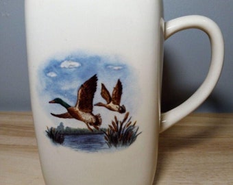 Vintage XL Wildlife Ceramic Stein