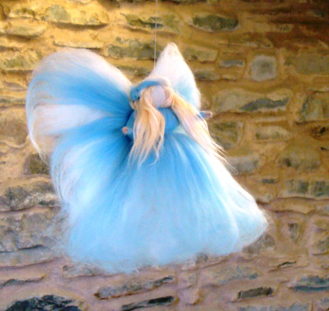Christmas angel tree topper fairy Christmas tree Fairy Blue Etsy