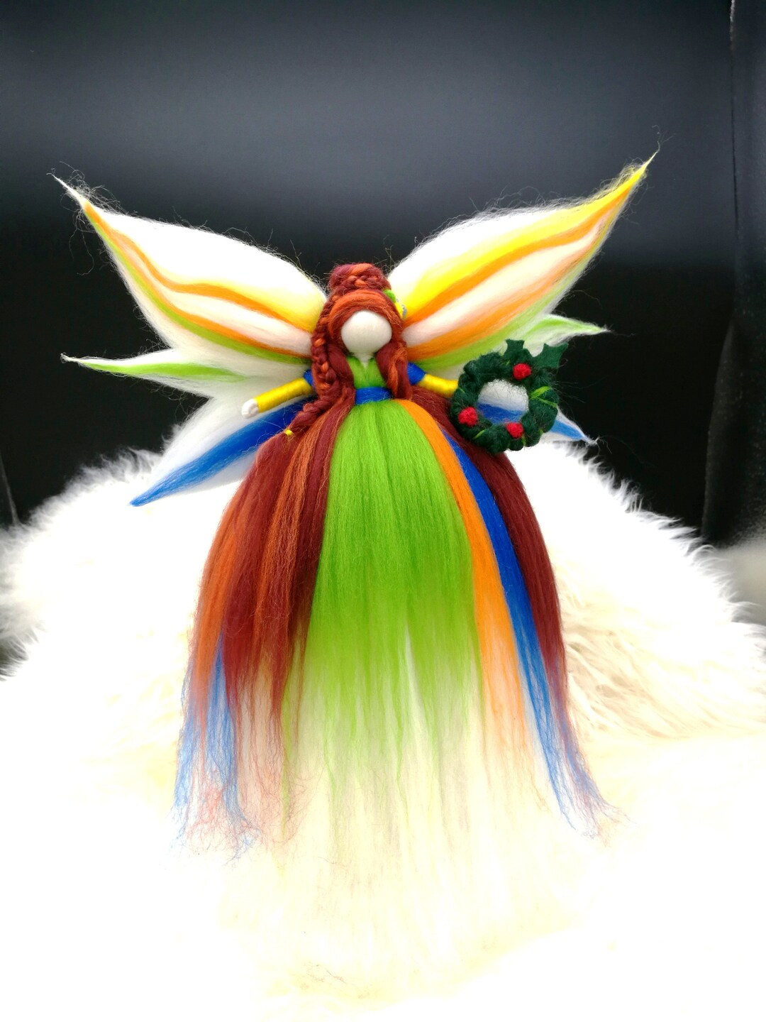 Angel Tree Topper, Christmas Tree Topper, Butterfly Tree Topper