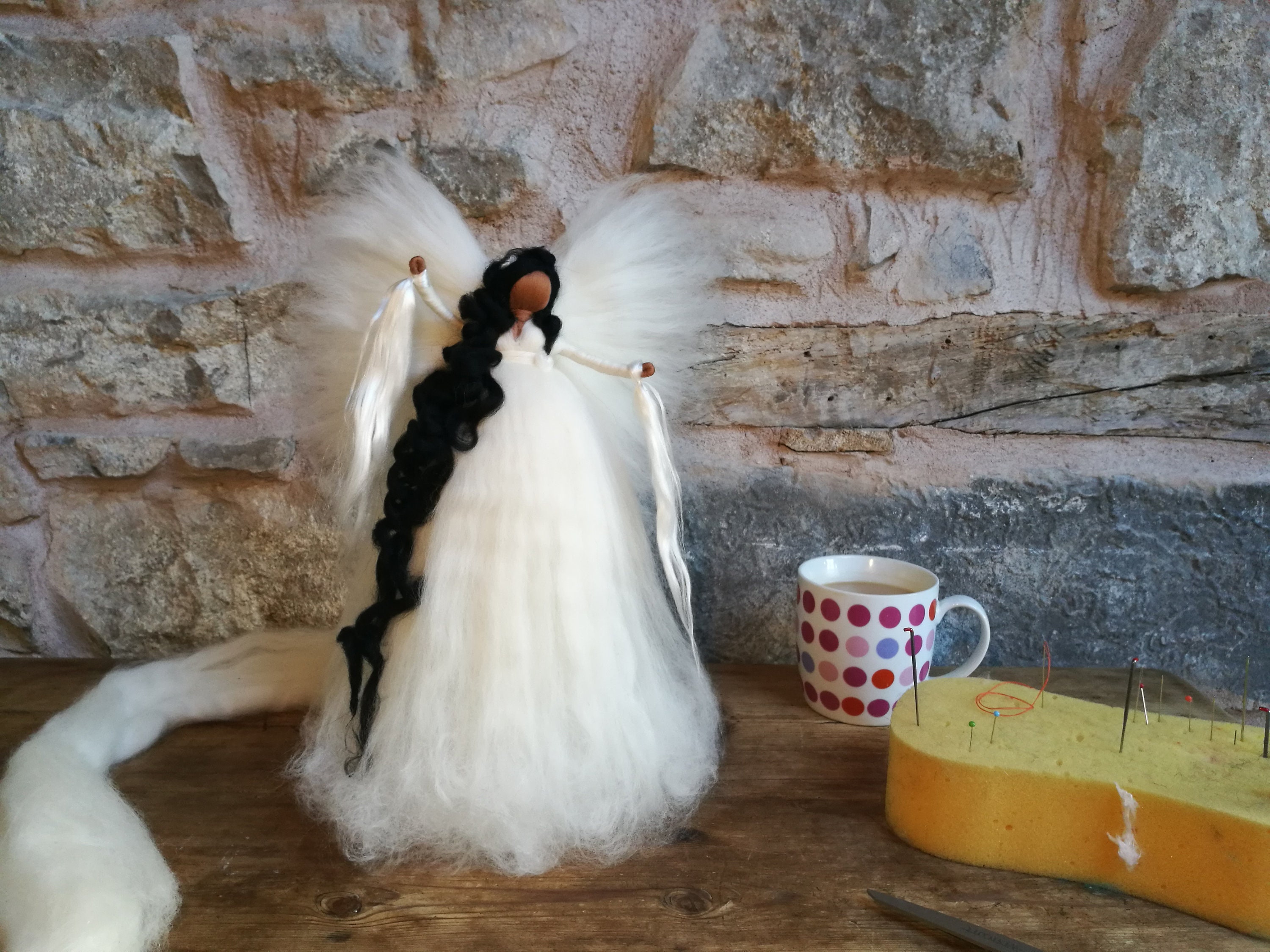 Black Angel Tree Topper African Tree Topper Called Shameka by