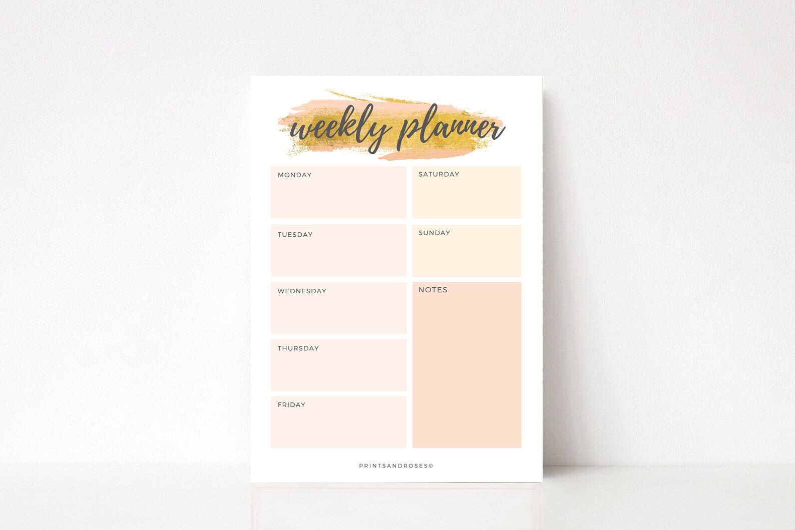 Make It HappenDaily PlannerWeekly PlannerPlanner | Etsy