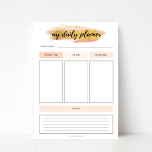 Make It HappenDaily PlannerWeekly PlannerPlanner | Etsy