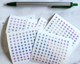 Stars and Sparkles Sticker Sheet Star StickersBujo StickersConfetti StickersPlanner Stickers