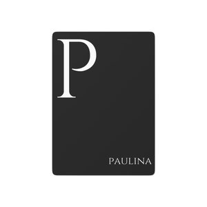 Benutzerdefinierte Name Spielkarten | Erste Spielkarten | BW Personalisierte Karten | Monogramm Spielkarten | Kundenspezifische Weihnachtsgeschenke