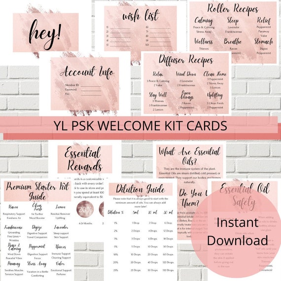 Young Living New Member Kit Cards Instant Download Etsy UK