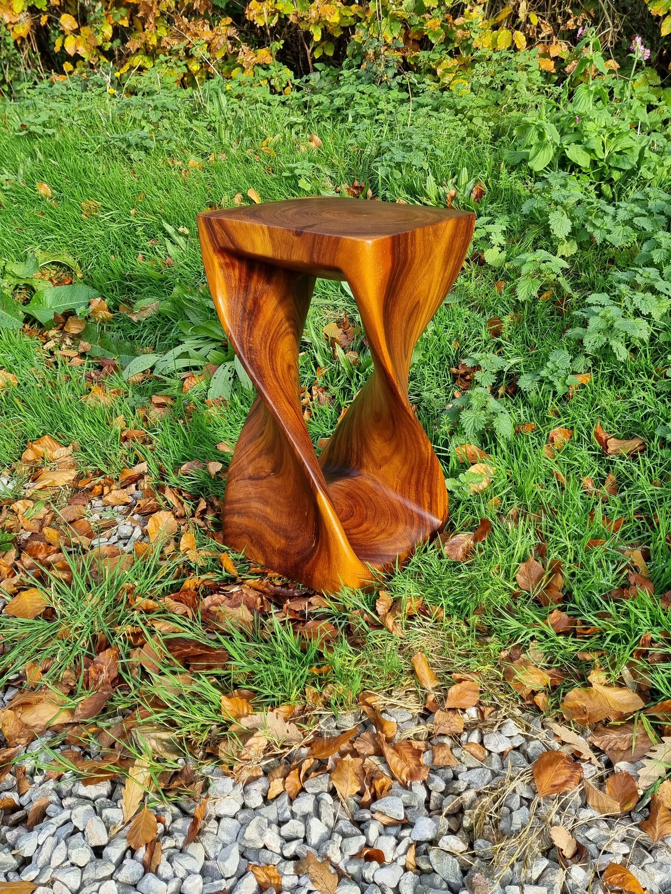 Wooden twist table deals