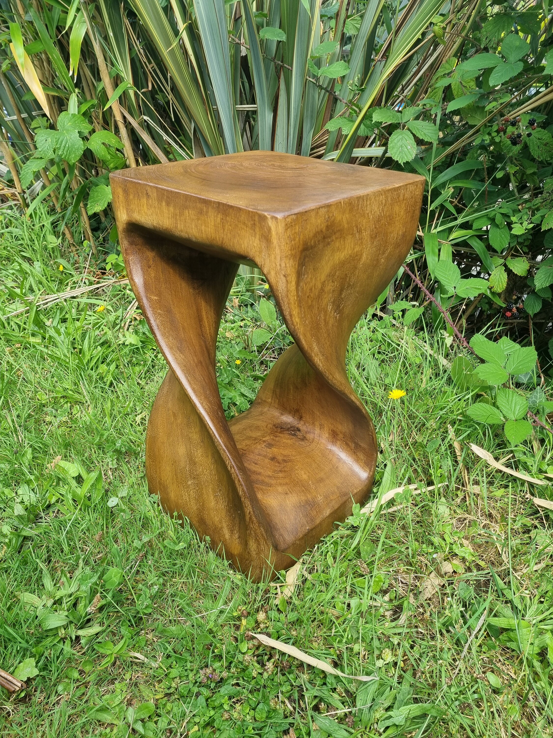 Wood twist stool outlet