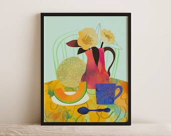 Cantalupo Still Life Giclee Art Print