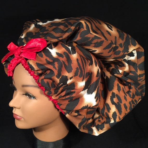 The Shower Cap With A Grommet For Box Braids Dreadlocks Image 0