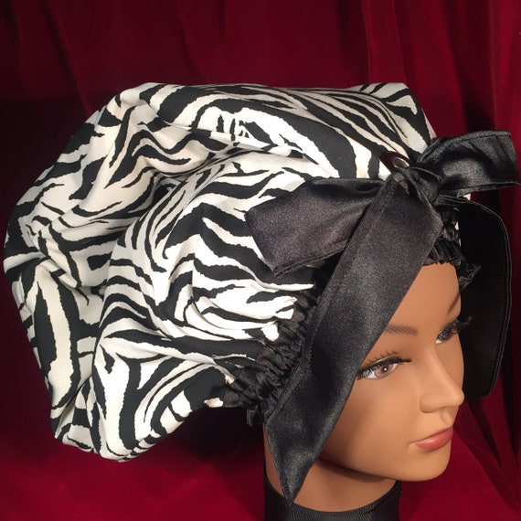The Shower Cap With A Grommet For Box Braids Dreadlocks Image 0