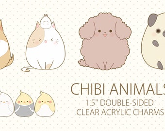 Chibi animals | Etsy