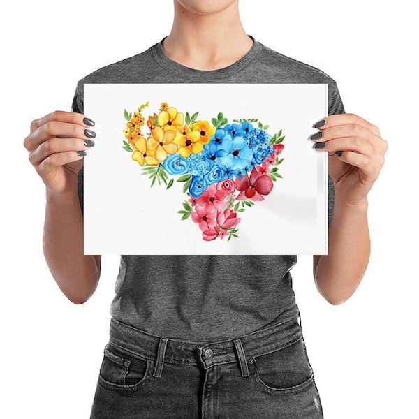 Venezuela Wall Art - Watercolor Print