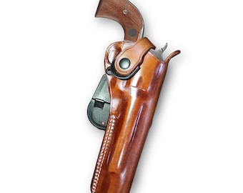 Ruger Super Redhawk Alaskan Shroud  480/454 45 2.5" Custom Holster, Hand Crafted, Hand Made, Right Hand Draw, Brown Color #1478#