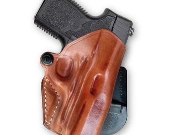 Kahr-Type CW380 2.58" Custom Holster, Hand Crafted, Hand Made, Right Hand Draw, Brown Color #1379#