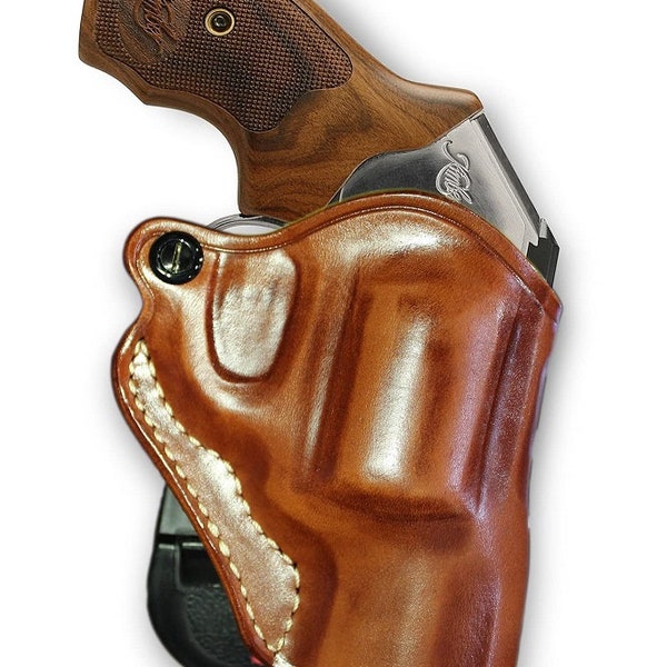 Kimber K6S Revolver 357 Mag DA/SA 2'' Barrel, Custom Holster, Hand Crafted, Hand Made, Right Hand Draw #1405#