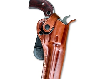 Revolver Ruger Redhawk Standard  44 Mag 5.50" Barrel, Custom Holster, Hand Crafted, Hand Made, Right Hand Draw #1479#