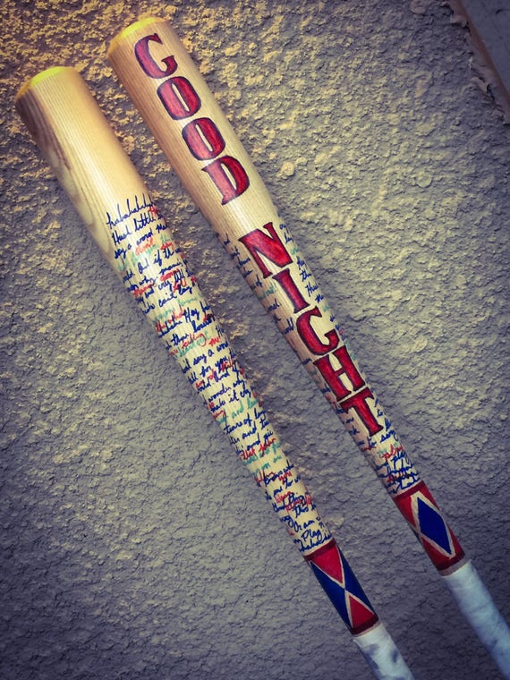 Suicide Squad Harley Quinn Baseball Bat Prop Movie 