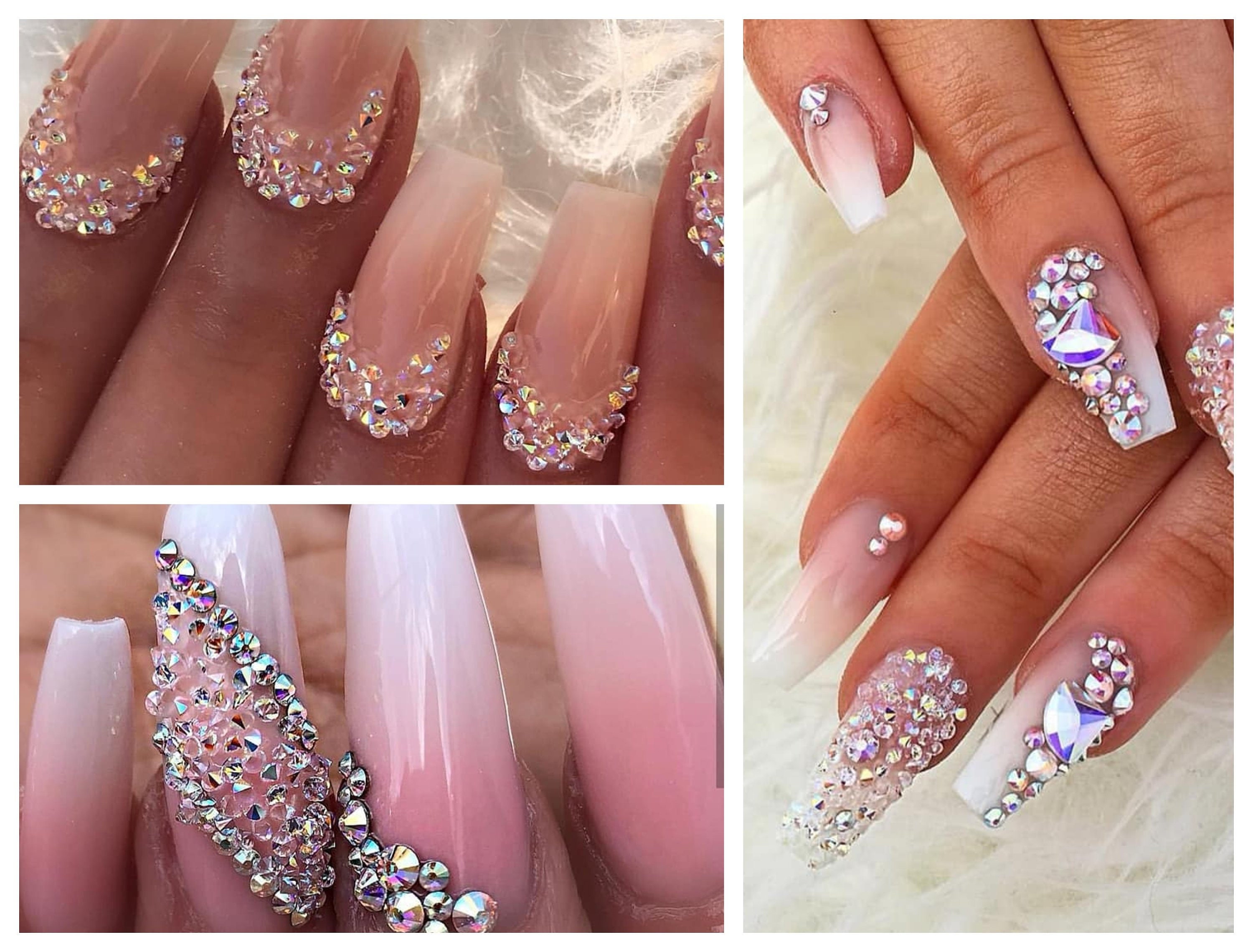 2. Trendy 3D Nail Designs with Crystals for 2024 - wide 1