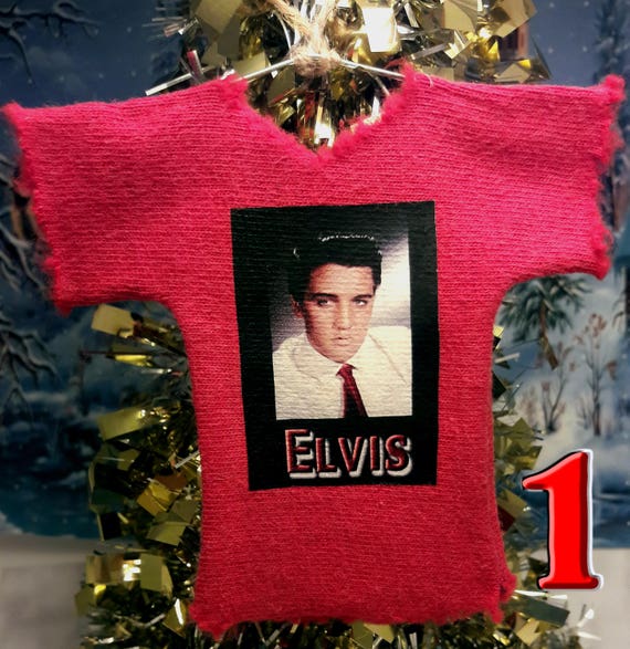 Elvis Ornament Elvis Elvis Christmas Tree Ornament Elvis Etsy