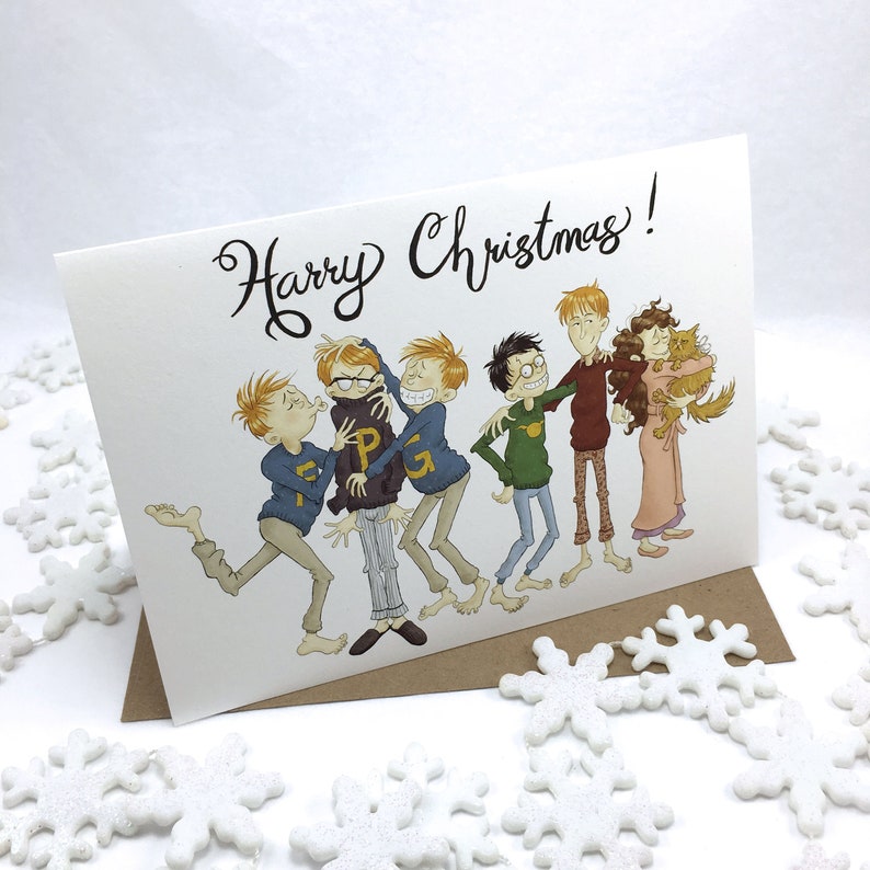 Harry Christmas Card Etsy