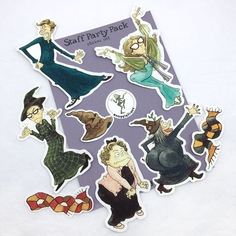 Staf Sticker Staff Party Sticker Set #1 - Etsy