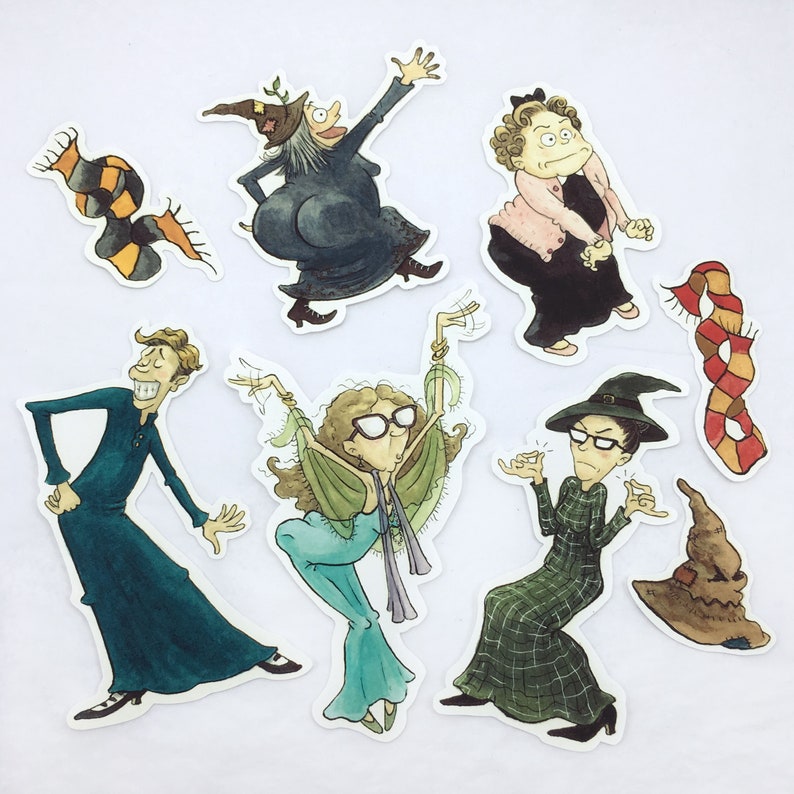 Staf Sticker Staff Party Sticker Set #1 - Etsy