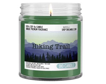 Hiking Trail ™ Scented Hand Poured 100% Soy Candles or Wax Melts by Dio® | Naturally Vegan