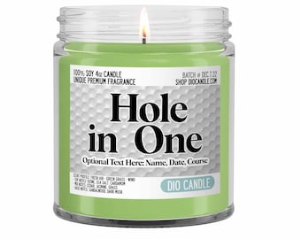 Golf Sports Scented Candle - Smells Like Fresh Air, Grass, and Wind