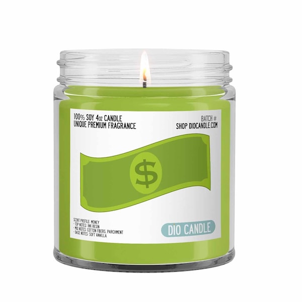 Money Candle Smells Etsy