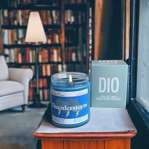 Thunderstorm Scented Candle Smells Like Petrichor, Rain, Dirt Dio Candle image 2