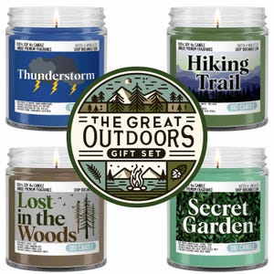 Great Outdoors 4 Candles Gift Set