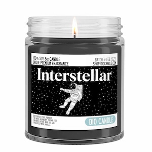 Interstellar Galaxy Space Scented Soy Candle - Unique Scent by Dio Candle - #1 for Great Gifts