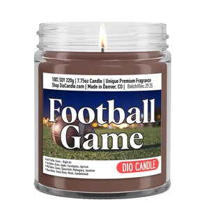 Football Candle