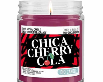 Cherry Cola Scented Soy Candle – Unique Aroma by Dio Candle