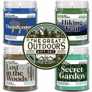 Great Outdoors 4 Candles Gift Set