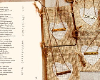 Collanine con trascrizione fonetica