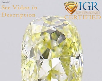 0.22 cts. CERTIFIED Modified Oval Cut SI3 Faint Yellow Color Loose Natural Diamond 29339