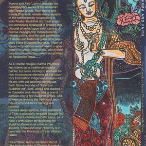 Karma & Faith, the Artwork of Karma Phuntsok and Faith Stone, a collection of paintings and woodblocks, Contemporary Buddhist Art, BuddhaArt image 3