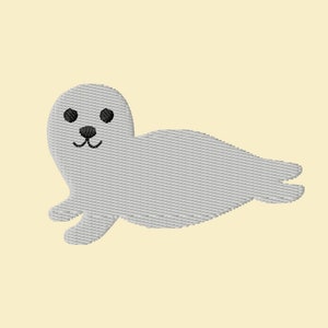 Cute Baby Seal Embroidery Design - 4x4 Hoop