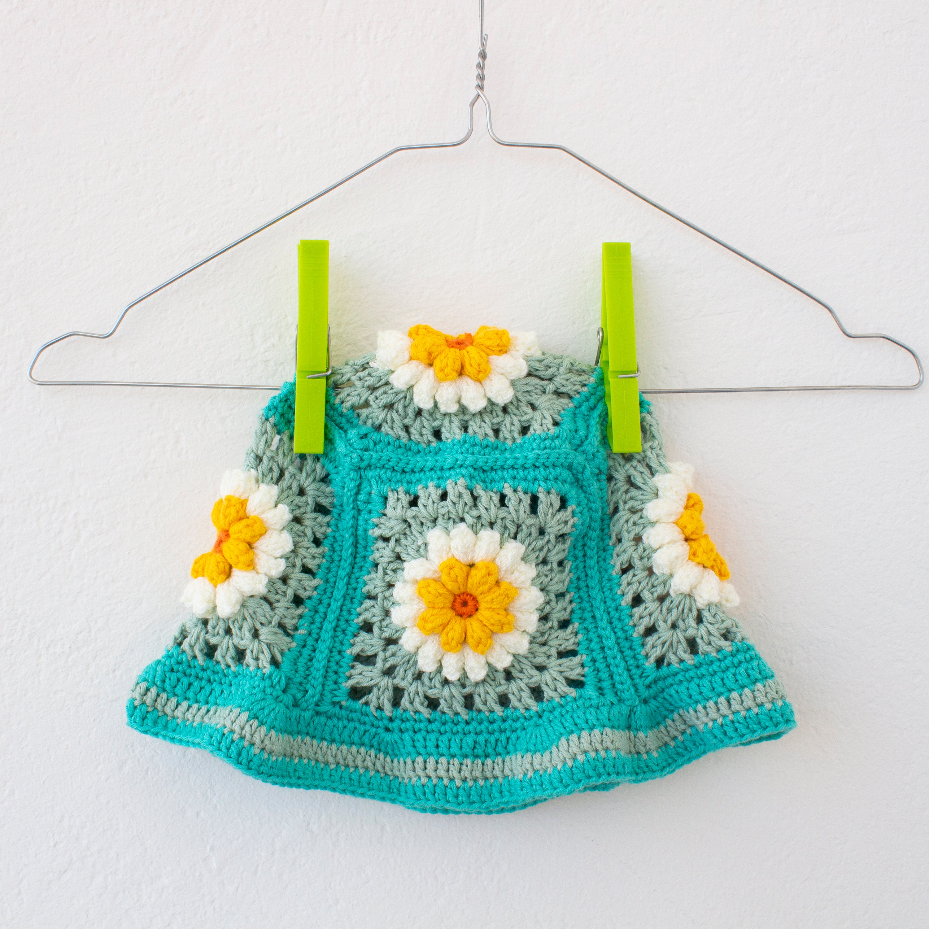 Beautiful Crochet Daisy Flower Bucket 